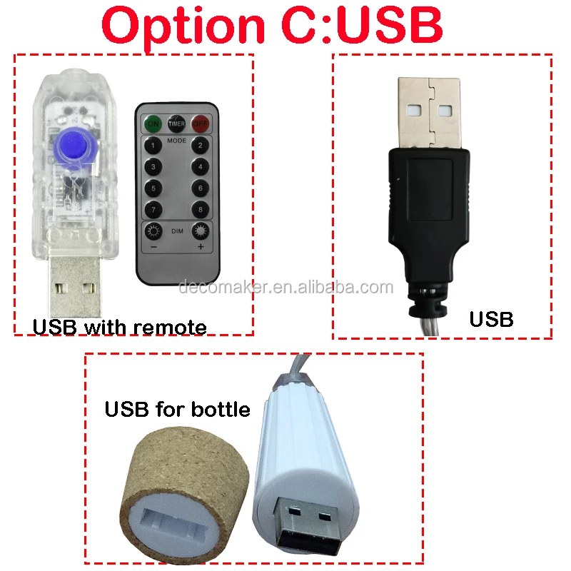 IP44 3AA Green Battery Box LED String Light