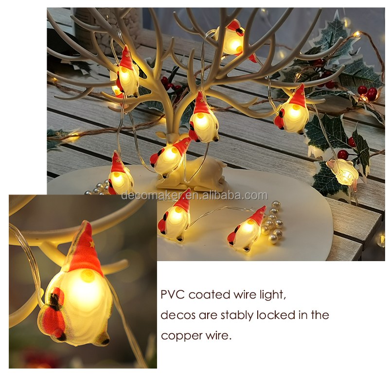 PVC coated wire light-Santa Claus