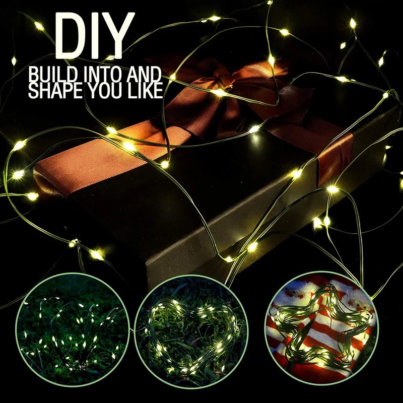 pvc coated micro string light-Green pvc with transparent plaster roll