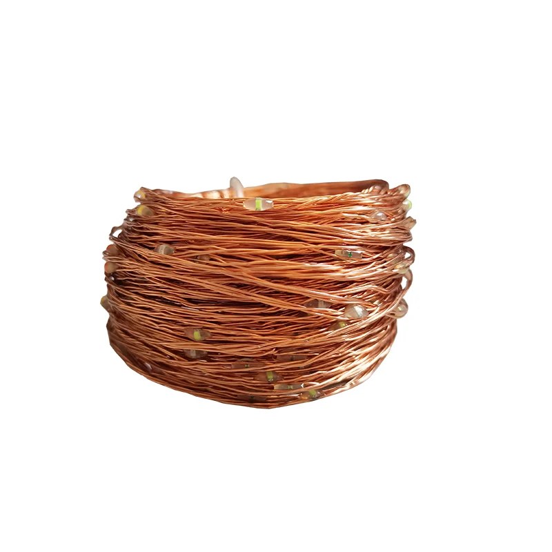 copper wire with transformer-warm white