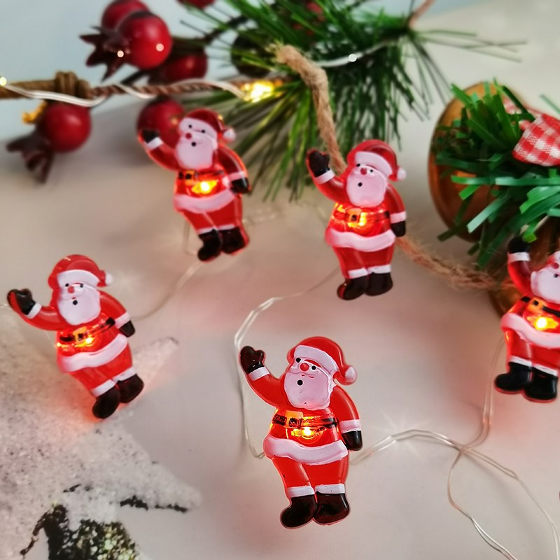 HQ016(DM24049) Copper wire light-Santa Claus
