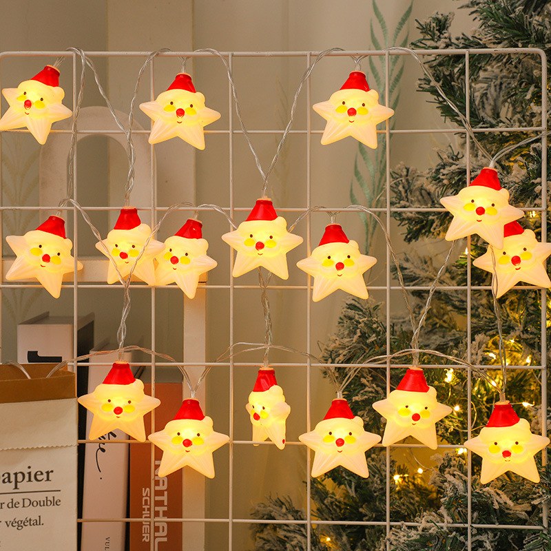 LED string light-Santa Claus star