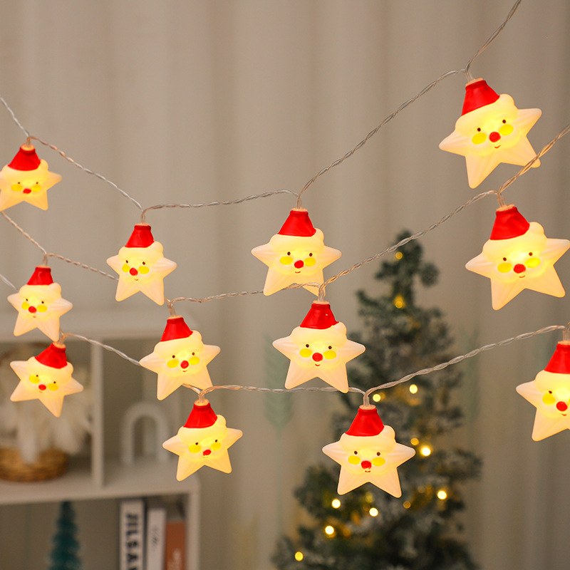 LED string light-Santa Claus star