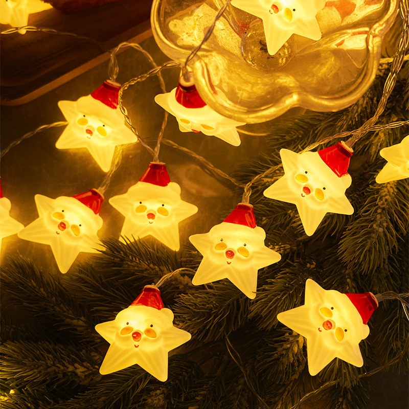 LED string light-Santa Claus star