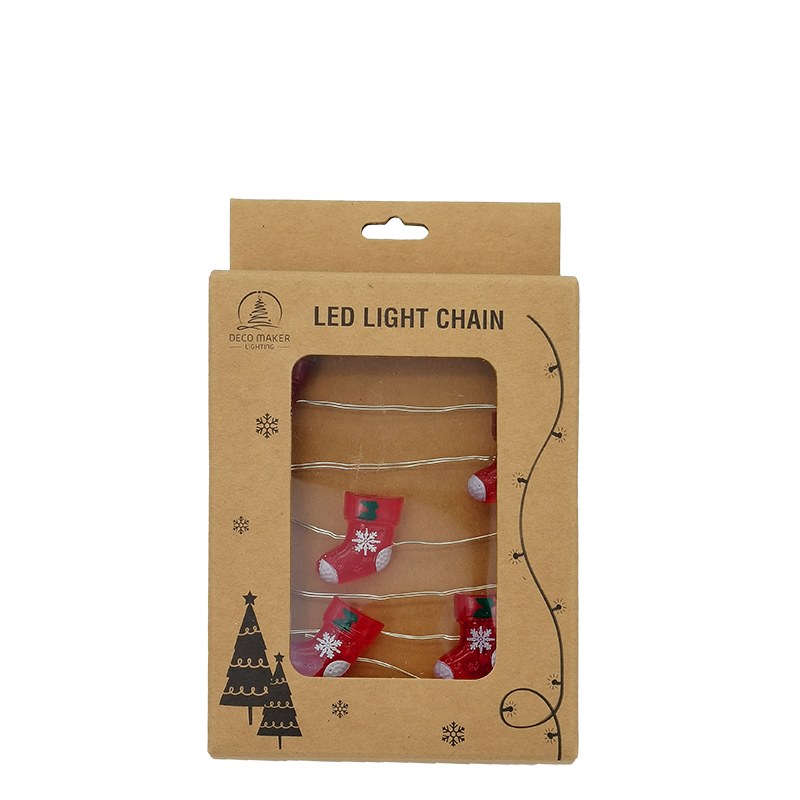 Copper wire light-Christmas stocking