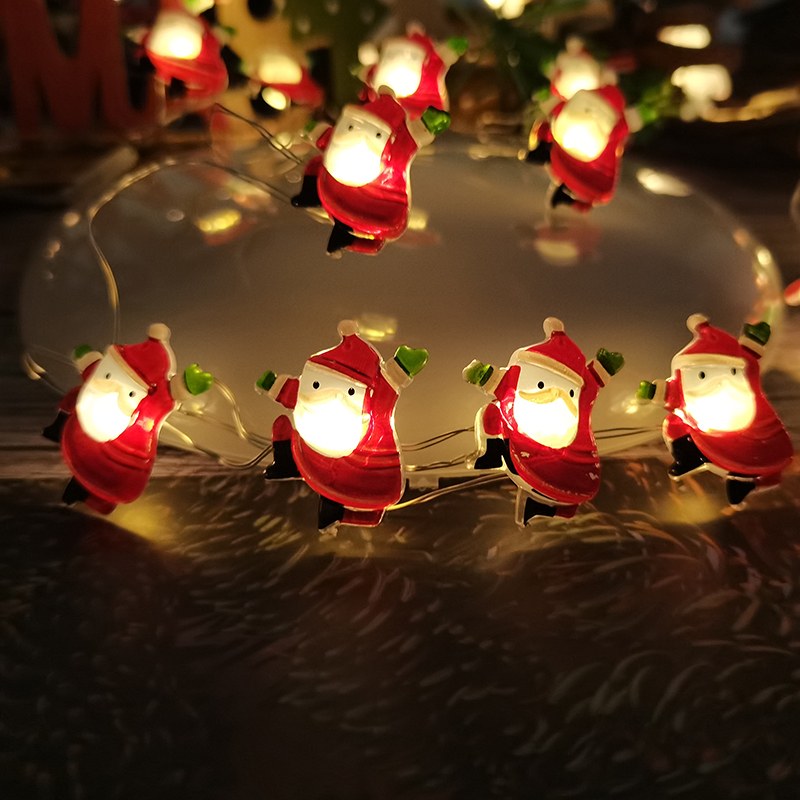 Copper wire light-Santa Claus