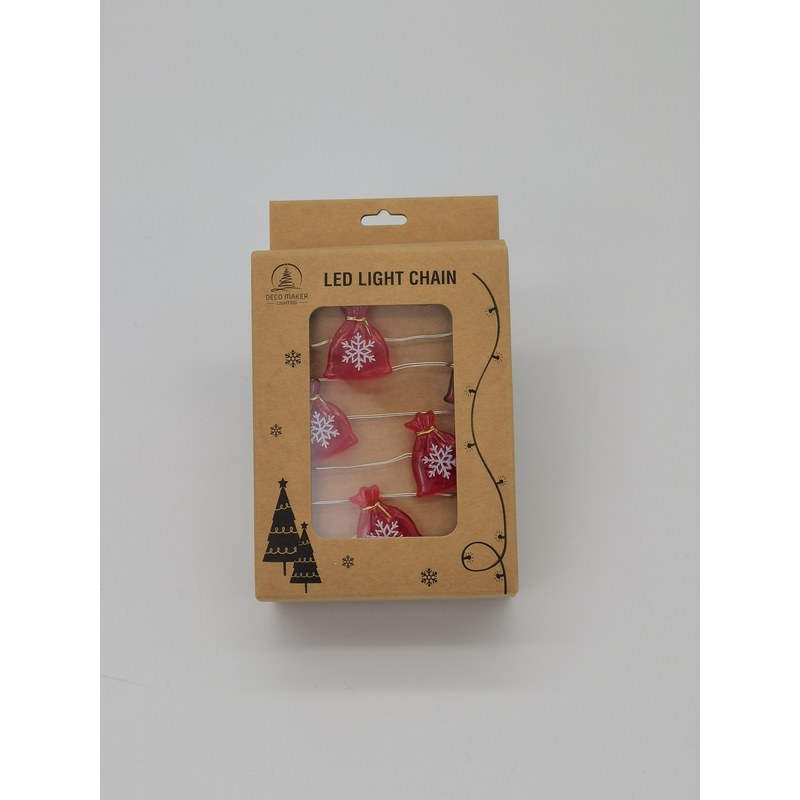 Copper wire light-Christmas gift bag