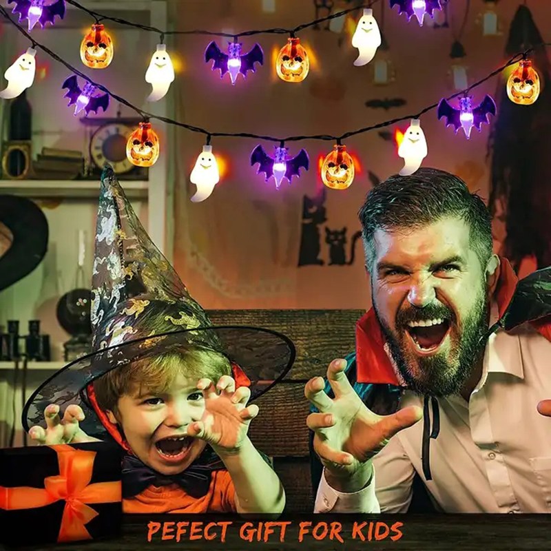 Halloween LED string light-3AA+remote