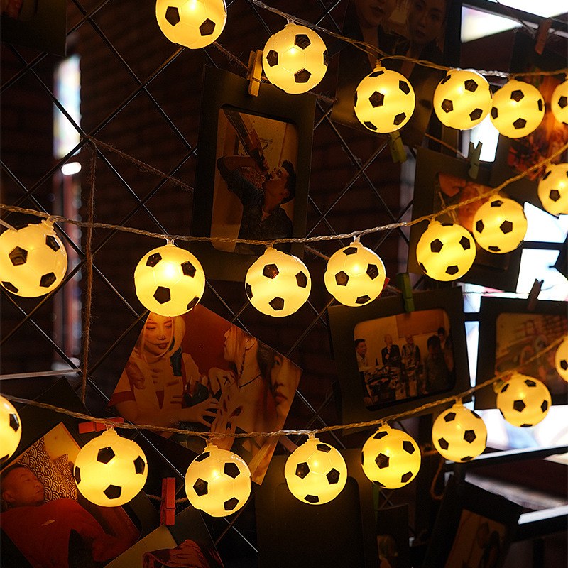 A LED string light-football 2AA