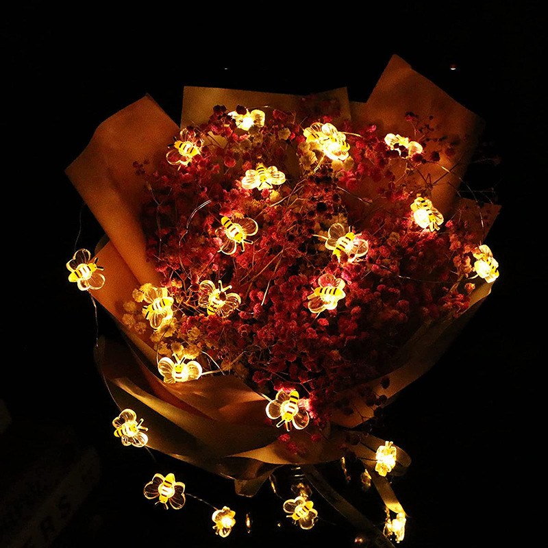 2AA Christmas series copper wire light-BEE