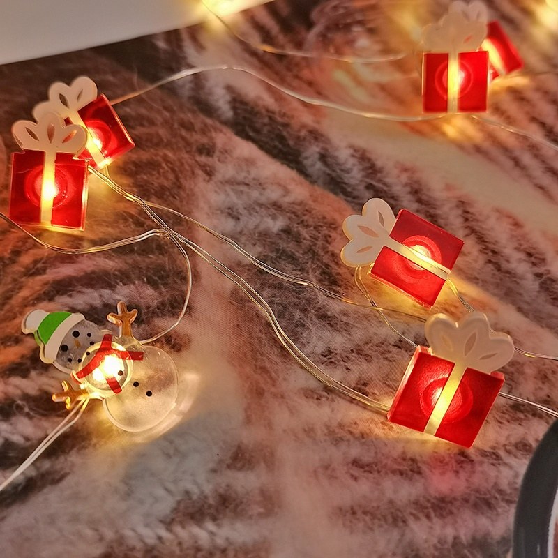 2AA Christmas series copper wire light-snowman – YZ-20375