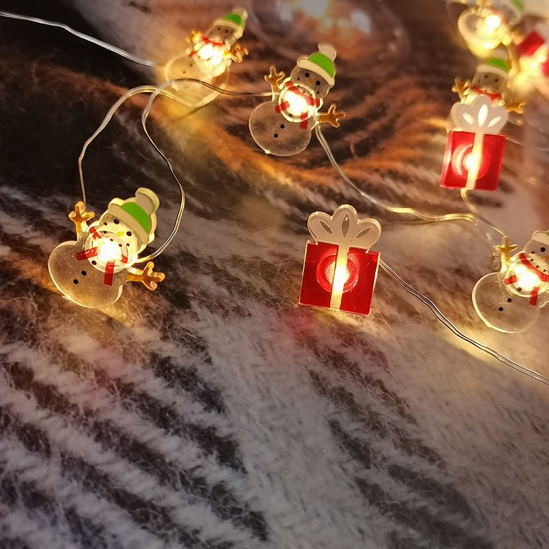 2AA Christmas series copper wire light-snowman – YZ-20375