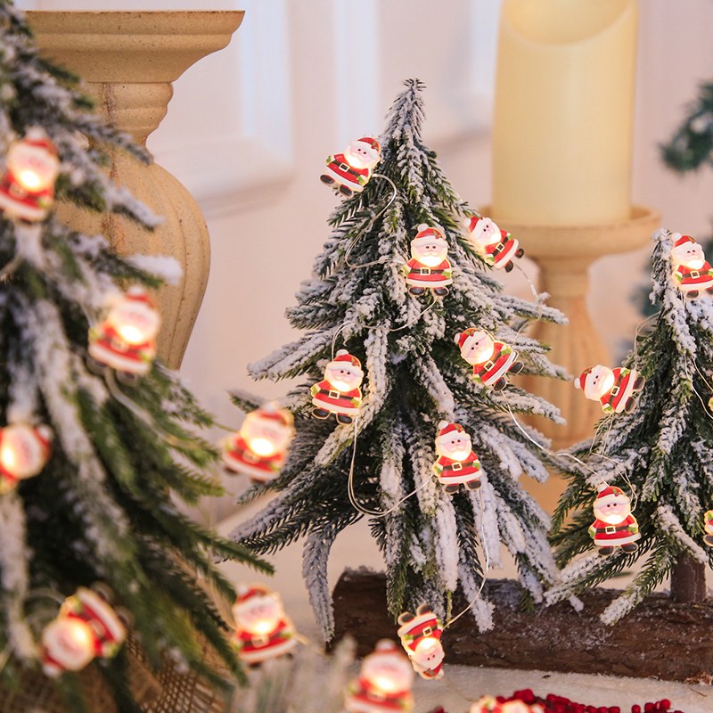 2AA Christmas series copper wire light-Santa Claus