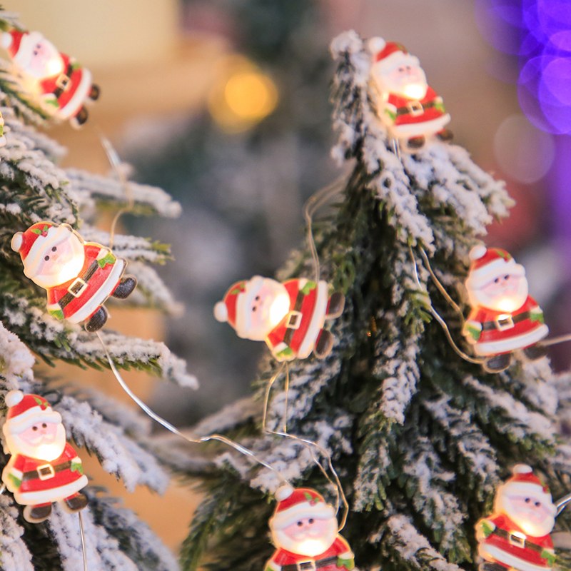 2AA Christmas series copper wire light-Santa Claus
