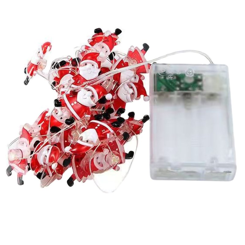 2AA Christmas series copper wire light-Santa Claus