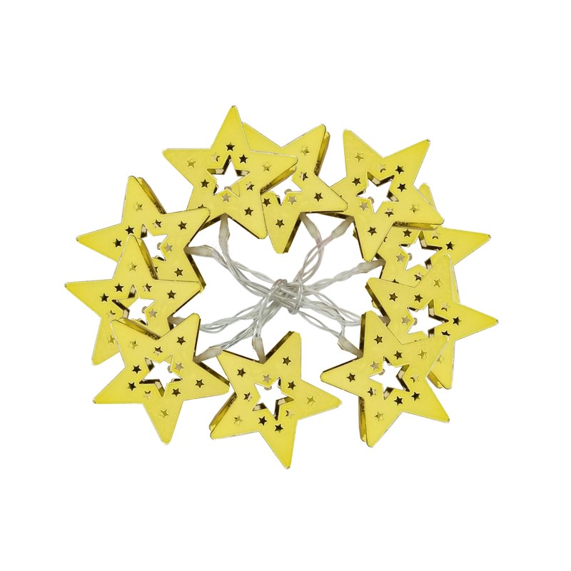 Christmas string lights-star