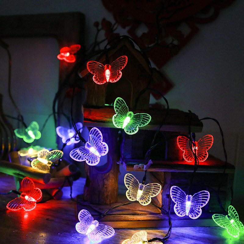 LED string light-Butterfly-Solar