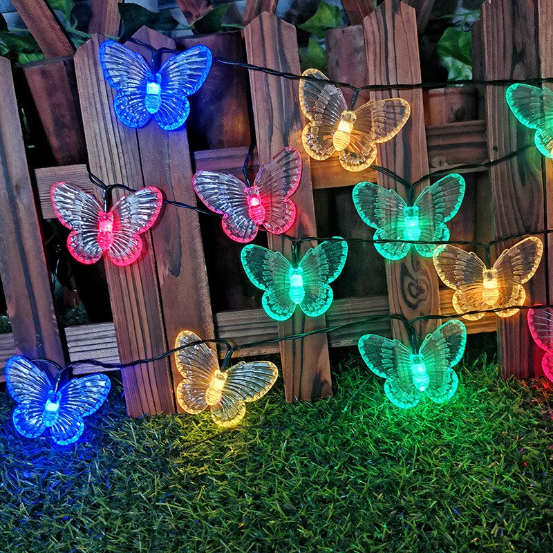 LED string light-Butterfly-Solar