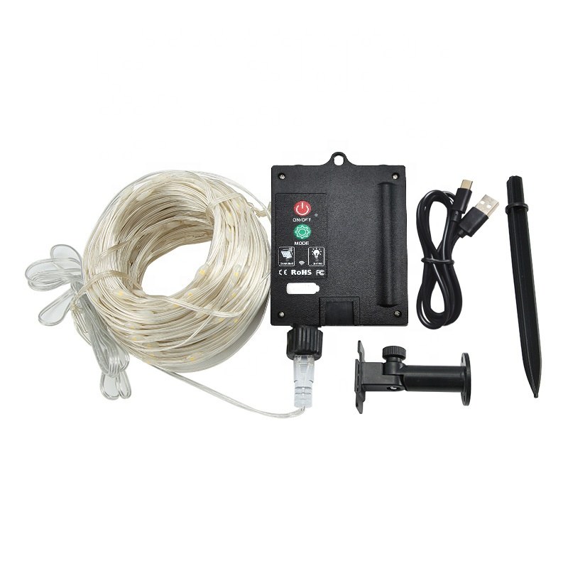 Solar Dual Purpose String Light With-Transparent PVC coated wire light
