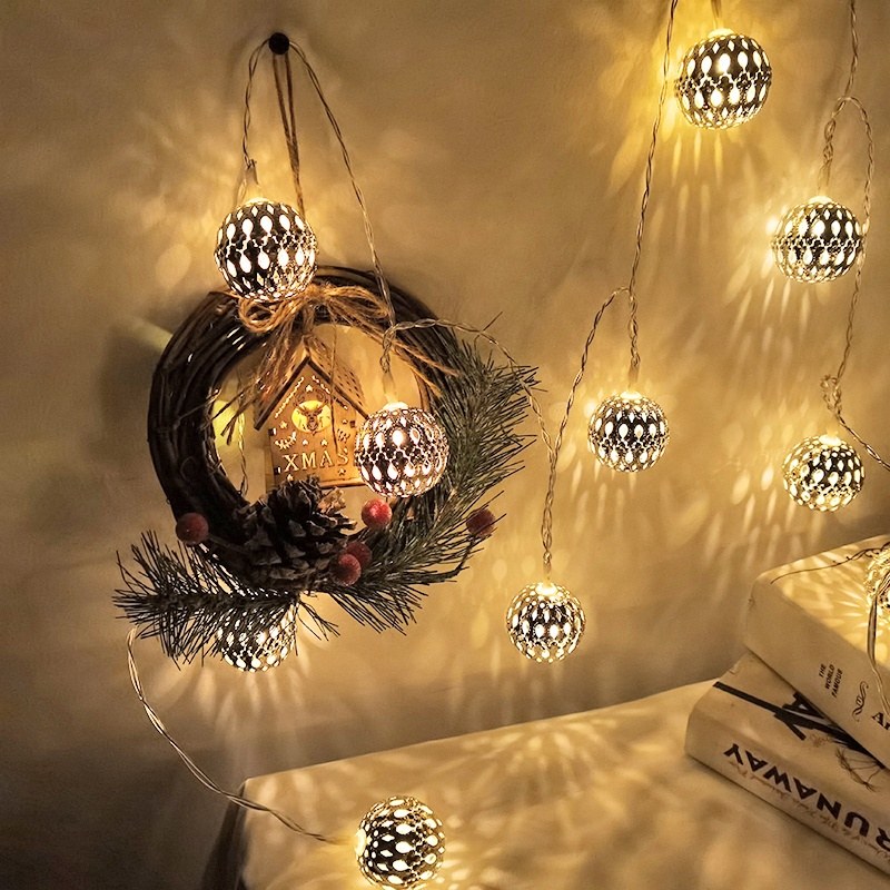 Solar LED string light-Morocco Ball