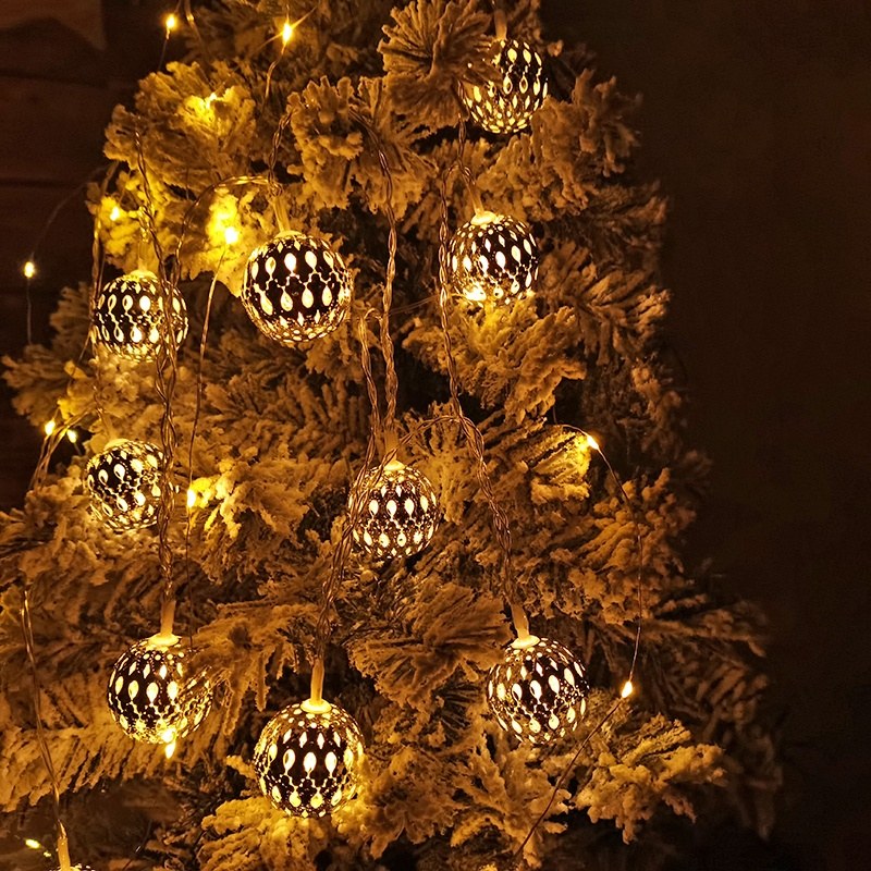 Solar LED string light-Morocco Ball