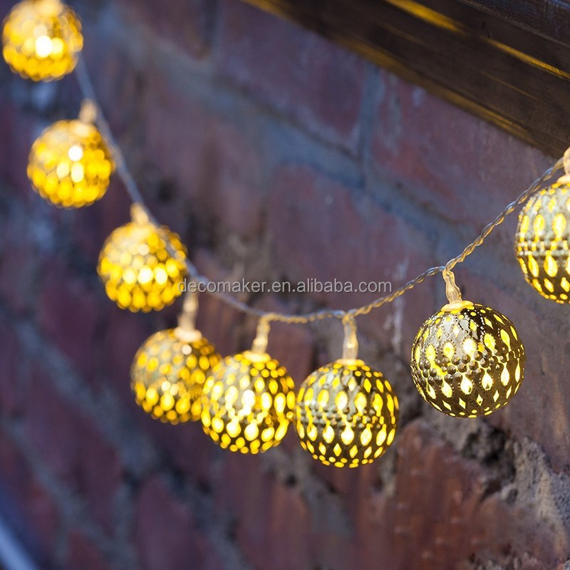 Solar LED string light-Morocco Ball