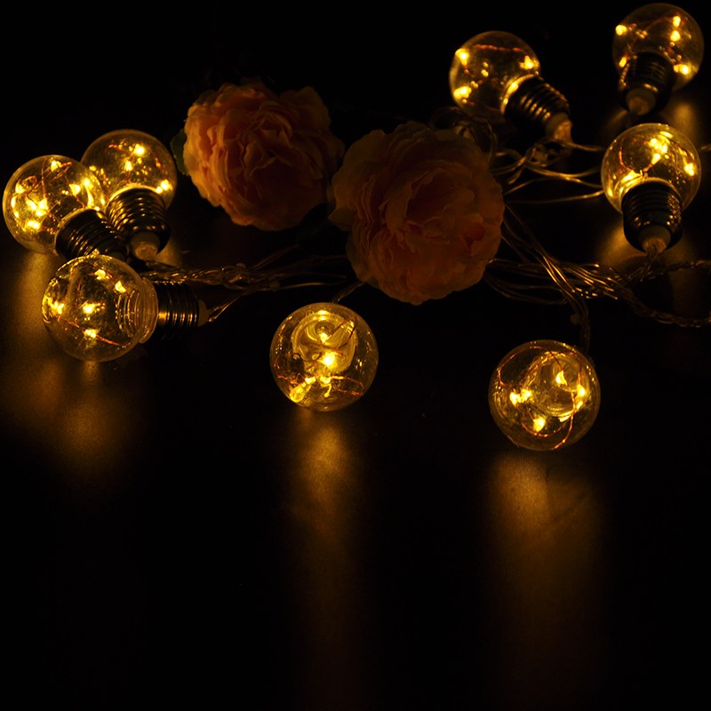 2020 Holiday Christmas Wedding Party Bulb decos String Lights for Home Decoration
