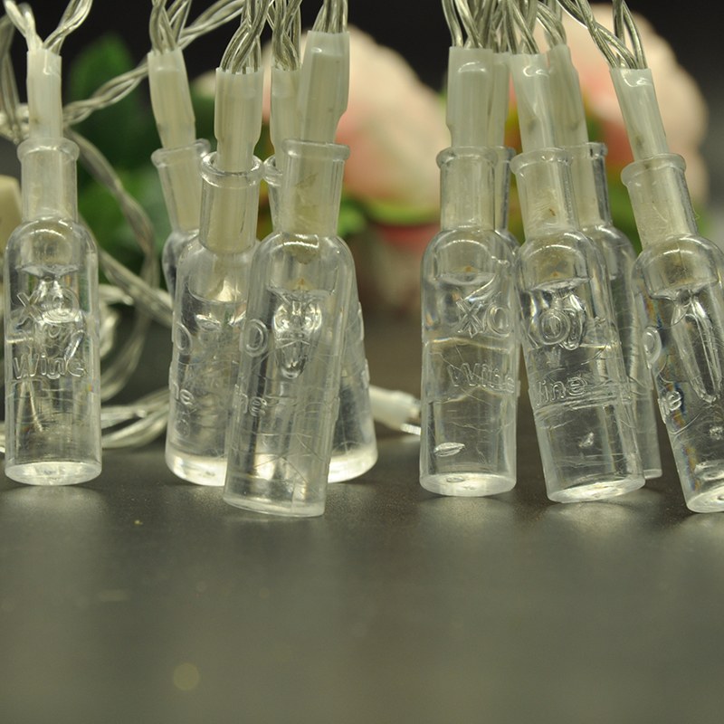 christmas bottle decos string fairy light for home decoration