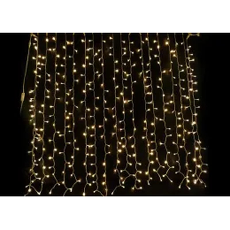 Outdoor Wall Pink Color LED Curtain Fairy Lights