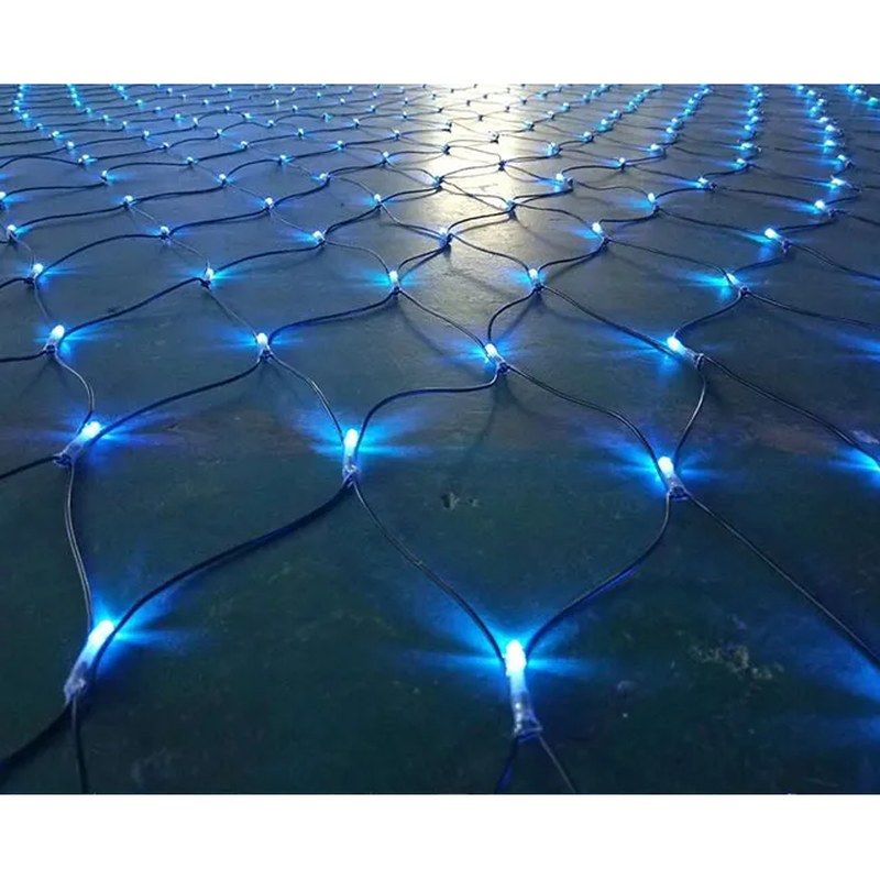 Christmas Decorative Outdoor Blue Net Lights