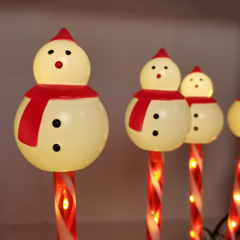Garden Light-snowman