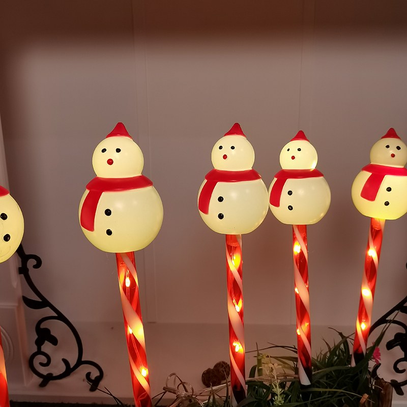 Garden Light-snowman