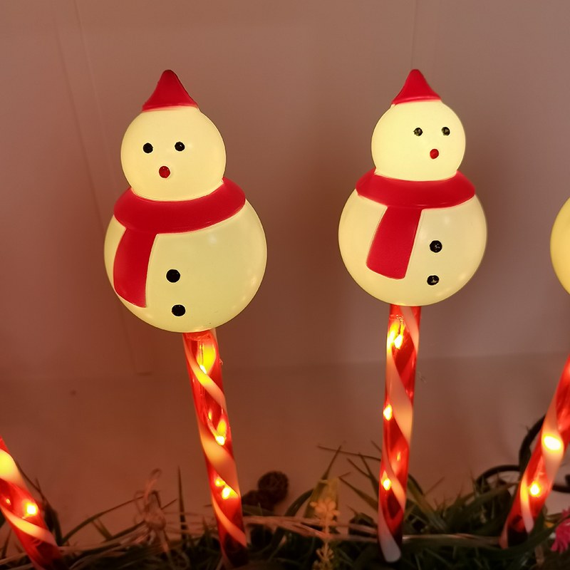 Garden Light-snowman