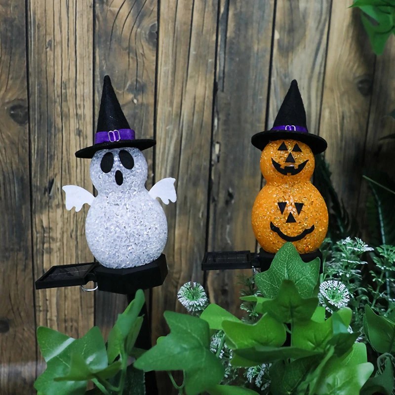 Solar Garden Light- pumpkin
