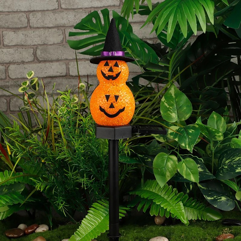 Solar Garden Light- pumpkin