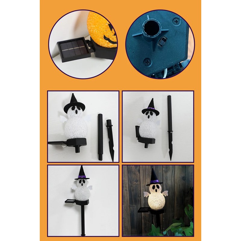 Solar Garden Light- pumpkin