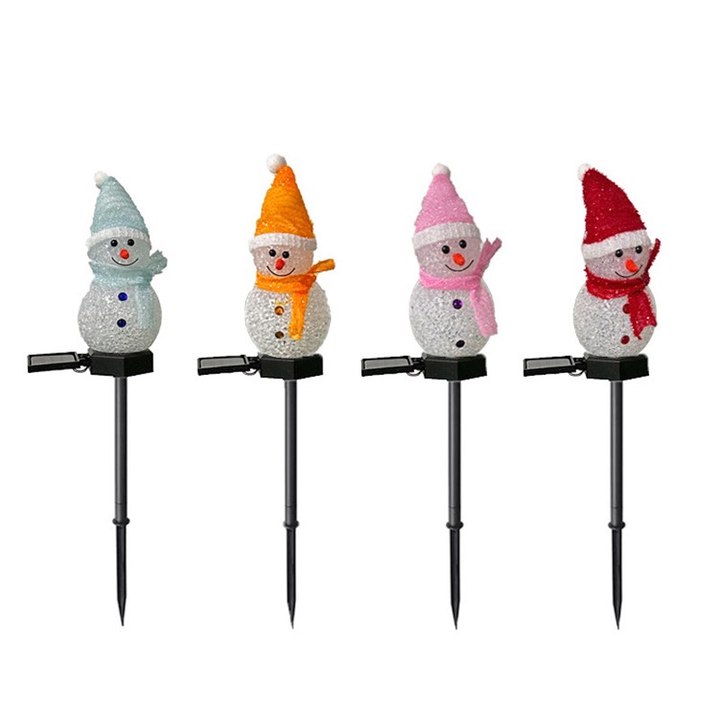 Solar Garden Light- snowman