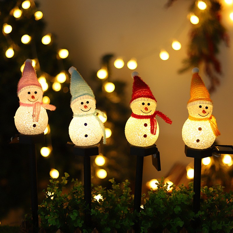 Solar Garden Light- snowman