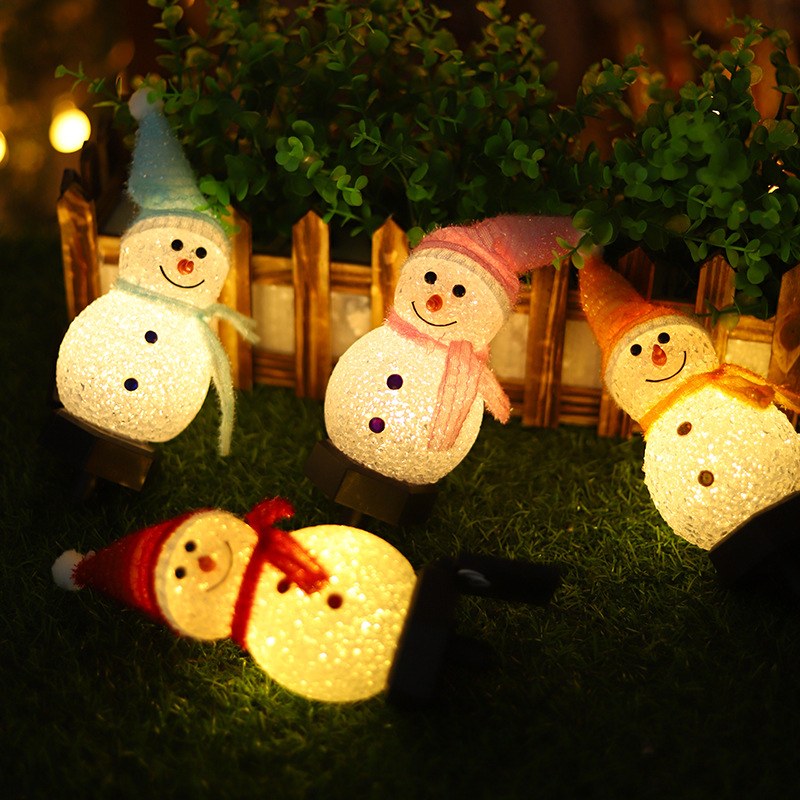Solar Garden Light- snowman