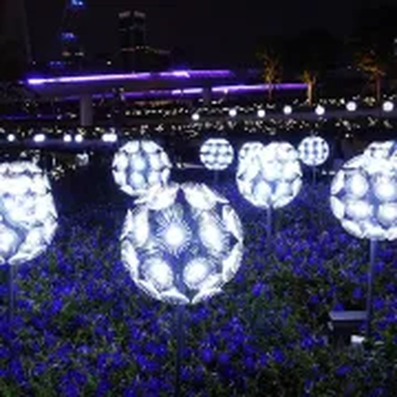 Large Outdoor Decorative LED Dandelion Lights