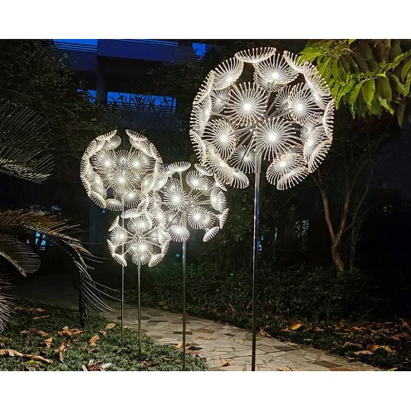 Large Outdoor Decorative LED Dandelion Lights
