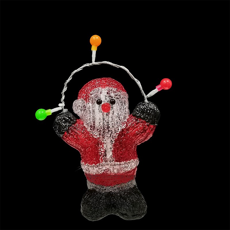 Acrylic LED Motif Light-Santa Claus