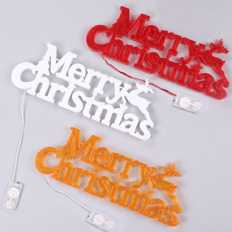 window light-Merry christmas