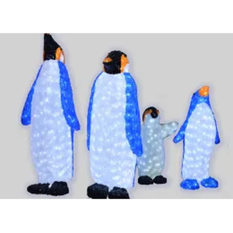 Outdoor Snowman Decoration LED Acrylic Snowman
