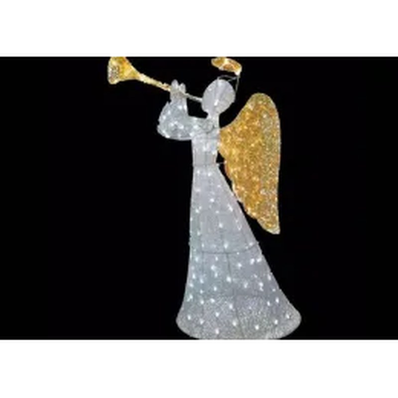 Outdoor Xmas Decorative LED Light up Snowman