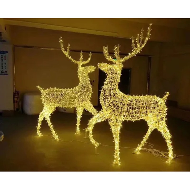 Christmas Decorations Indoor LED Lighted Reindeer