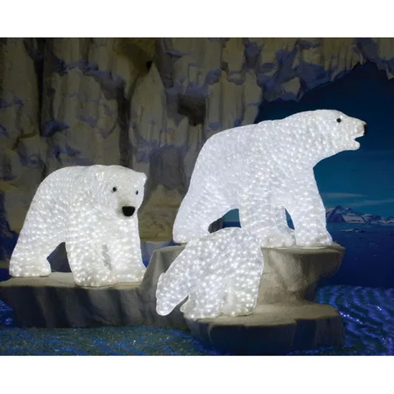 Christmas Decorative Acrylic LED Light Bears