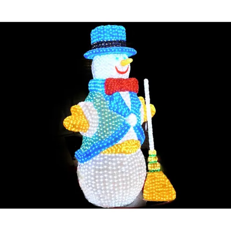 Large LED lighted Acrylic Snowman Made in China
