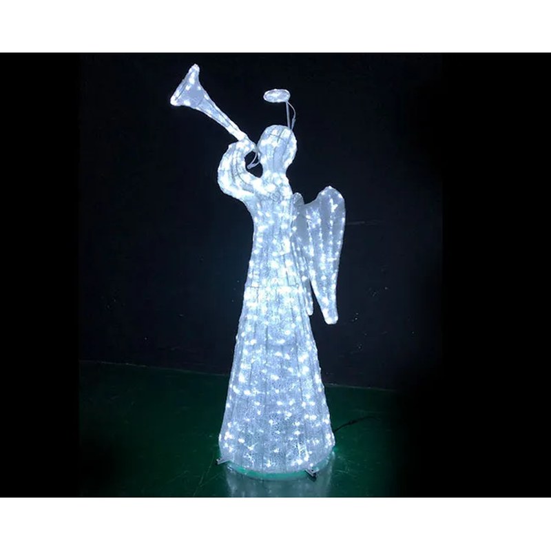Christmas Decorative Light Angel Blowing Trumpet