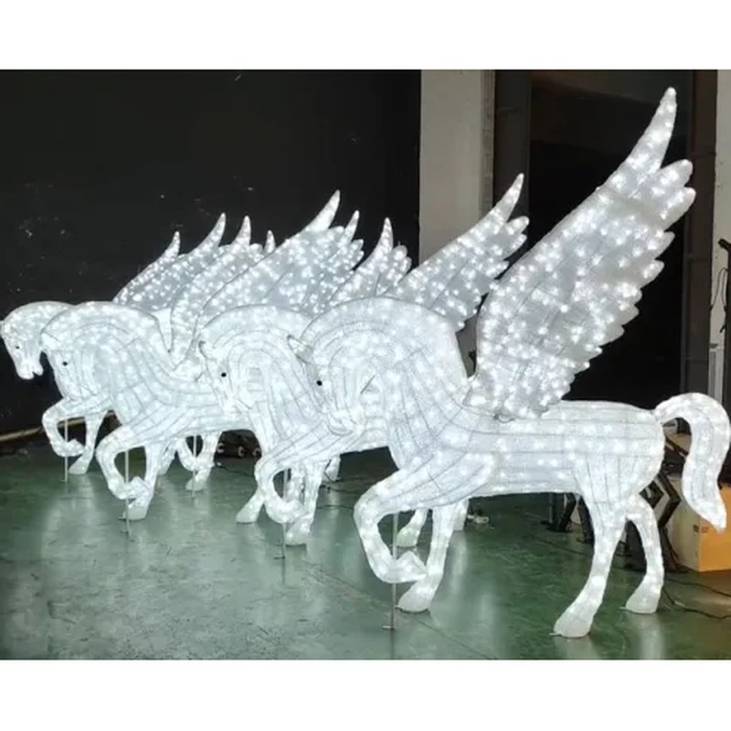 Holiday Decorative Large LED Pegasus Lighting